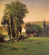 George Inness Old Homestead France oil painting artist